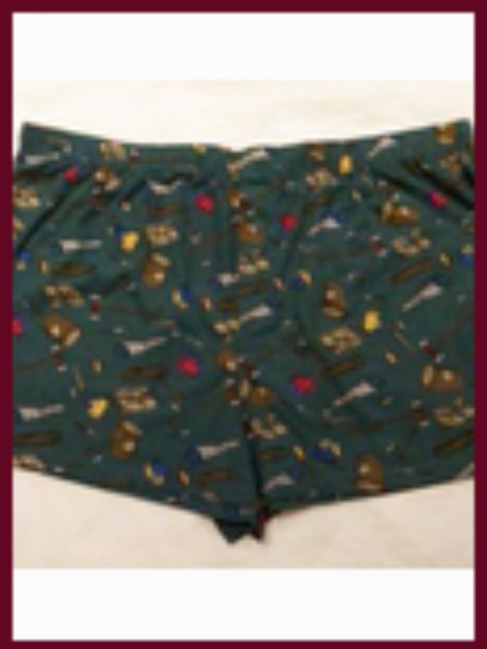 Boxer shorts Lumberjack mens new size XL (40-42") cotton Joe Boxer 1 button fly